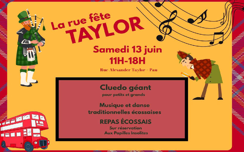 La rue fête Taylor