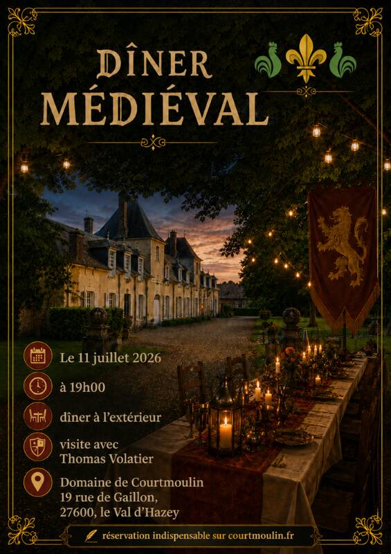 Dîner Médiéval à Courtmoulin