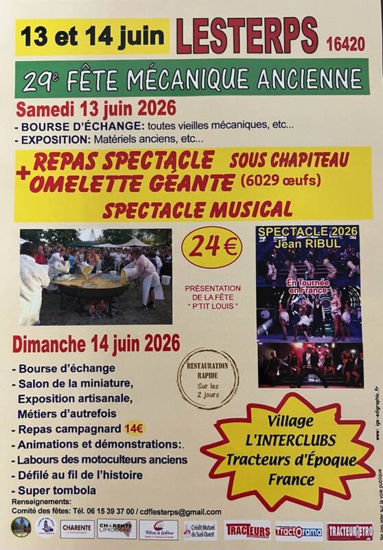 FETE DE LA MECANIQUE ANCIENNE