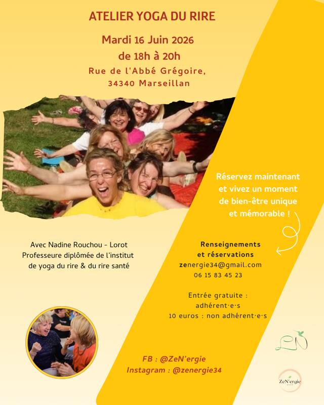 Atelier de yoga du rire
