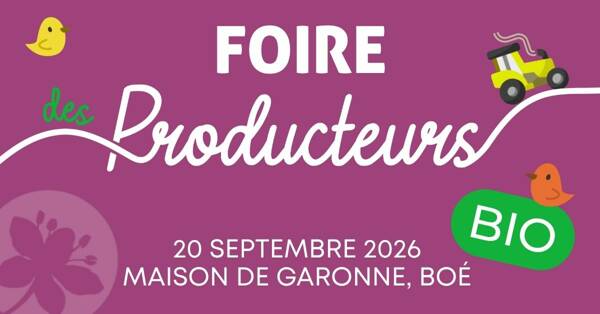Foire Bio du Lot et Garonne 2026 !