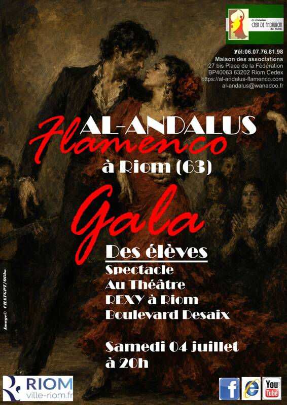 Du flamenco en Auvergne... Le Gala des élèves