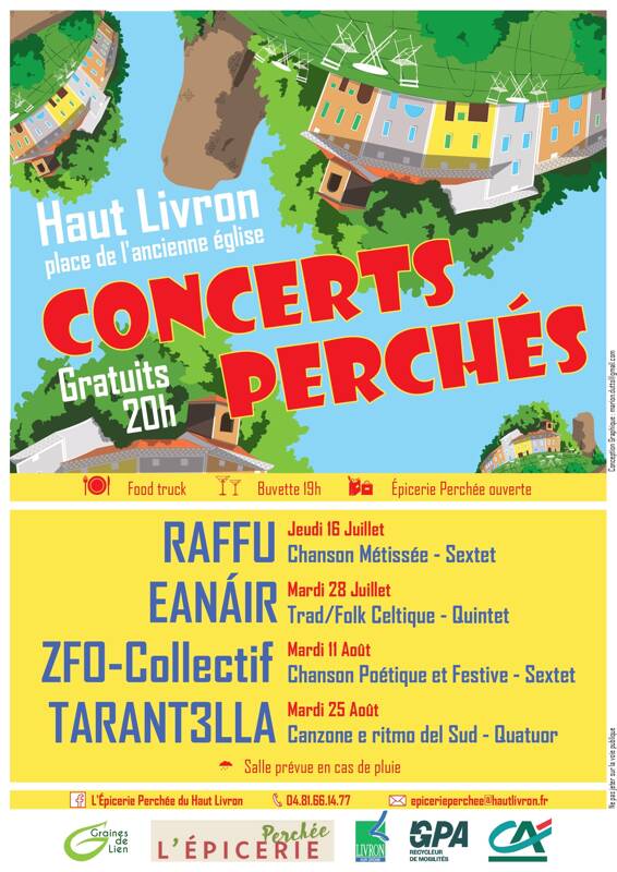 Les Concerts Perchés du Haut Livron