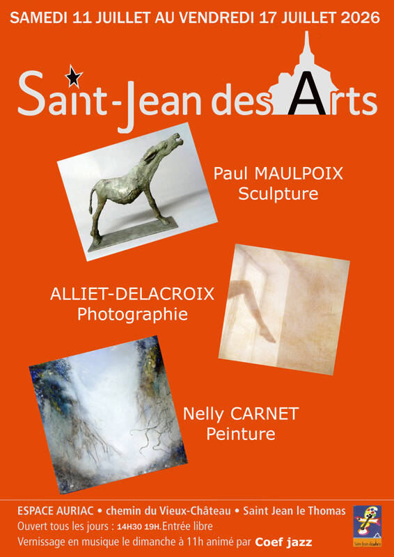 Trois amis artistes professionnels exposent