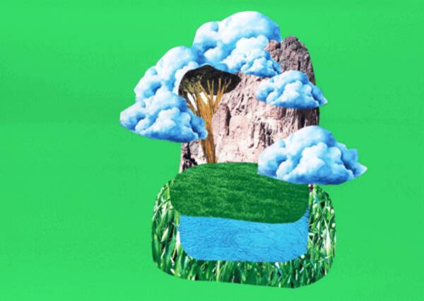 Paysage de carte postale