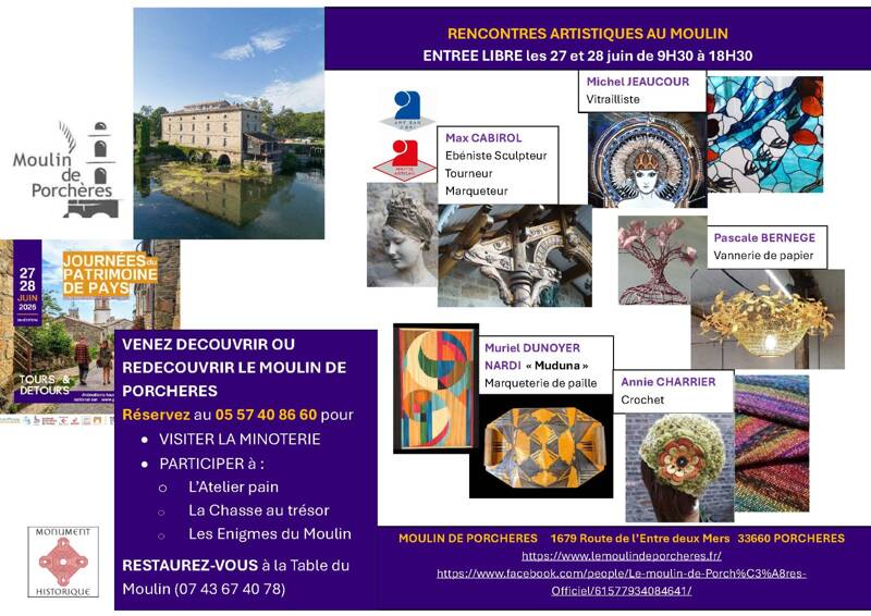 Rencontres artistiques au Moulin
