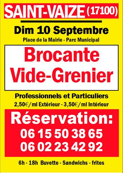 Grand Vide-Greniers d'automne