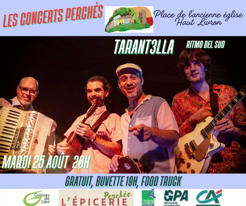 Concert Perché avec le groupe Tarant3lla