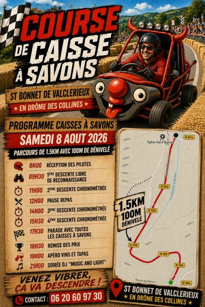 Course de Caisses à Savons – Saint-Bonnet-de-Valclérieux