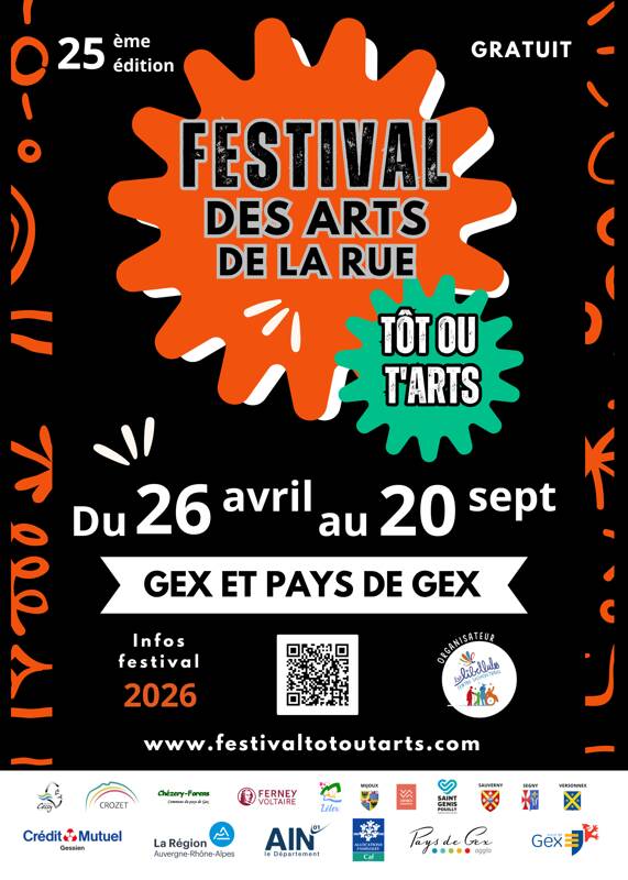 Festival Tôt ou T'Arts à Gex