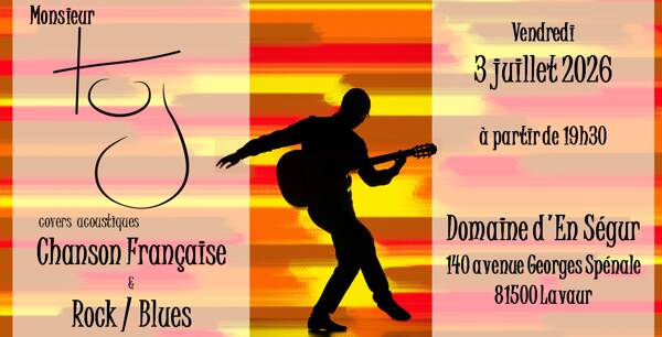 Monsieur Tuj - covers acoustiques Chansons françaises & Rock/Blues