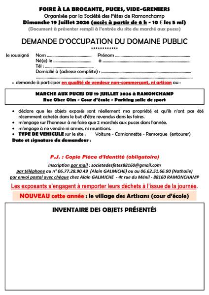 MARCHE AUX PUCES