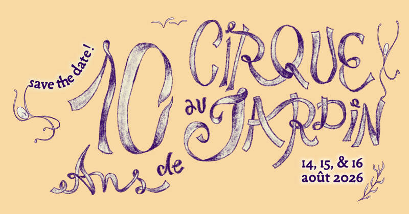 Journée Cirque au Jardin