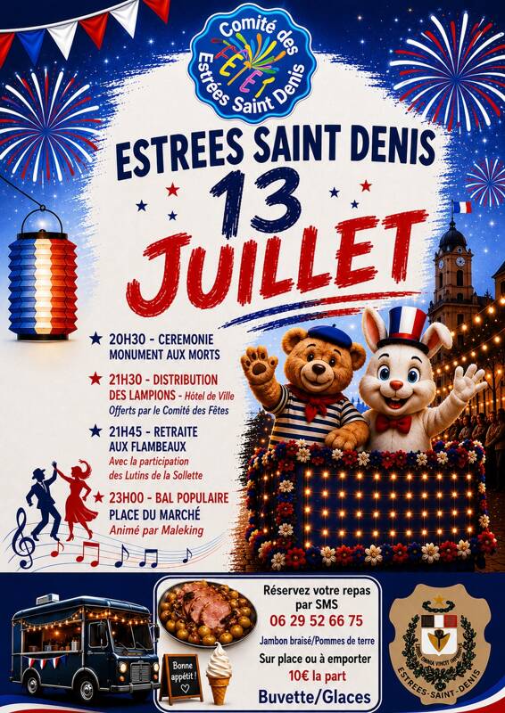 Festivités 13 juillet 2026