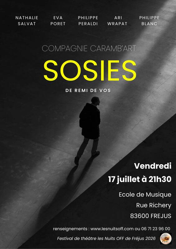 THEATRE Sosies de Rémi De Vos