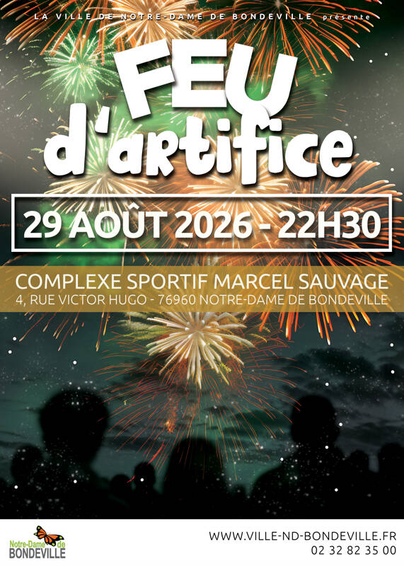 Feu d'artifice de Notre-Dame de Bondeville