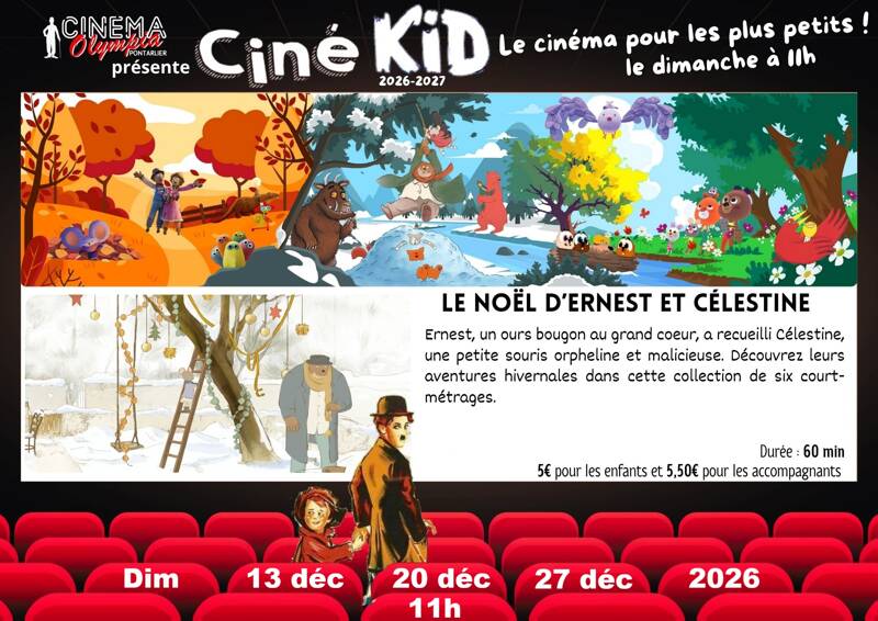 Ciné Kid - le Noel d'Ernest et Célestine