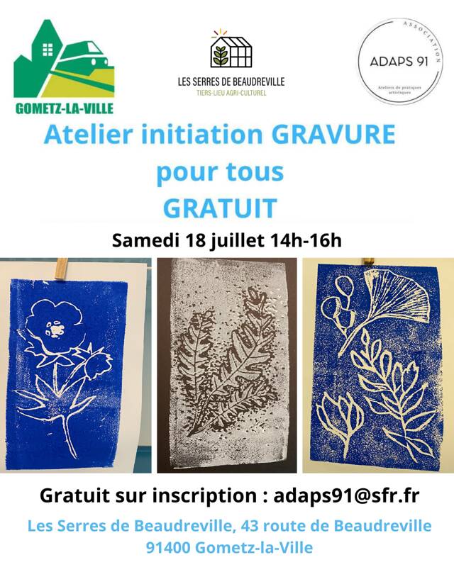 Atelier Initiation Gravure