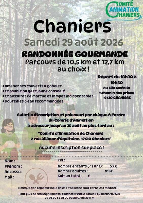 RANDO GOURMANDE SEMI NOCTURNE