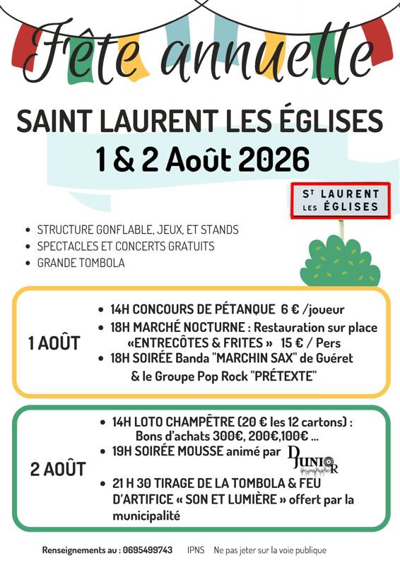 concours de pétanque à l'occasion de la fête annuelle
