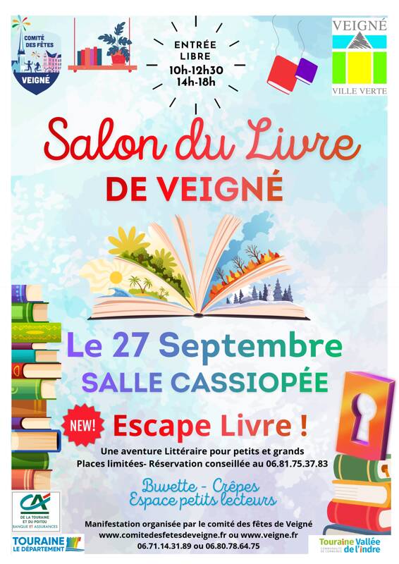 Salon du livre de Veigne 2026