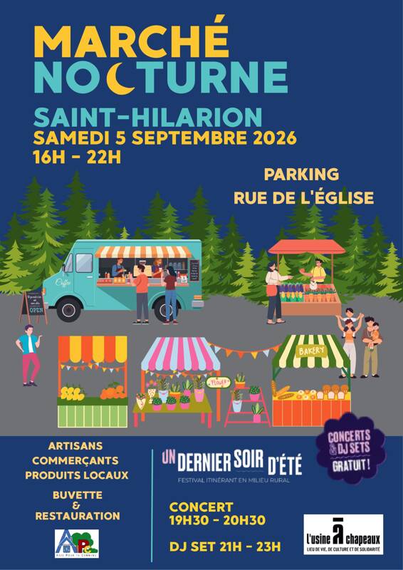 Marché nocturne de Saint-Hilarion