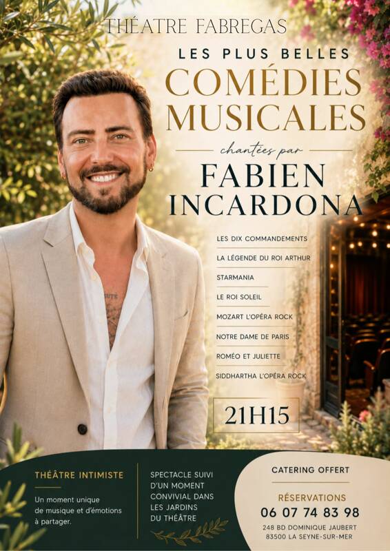 Fabien Incardona chante Les Plus Belles Comédies Musicales
