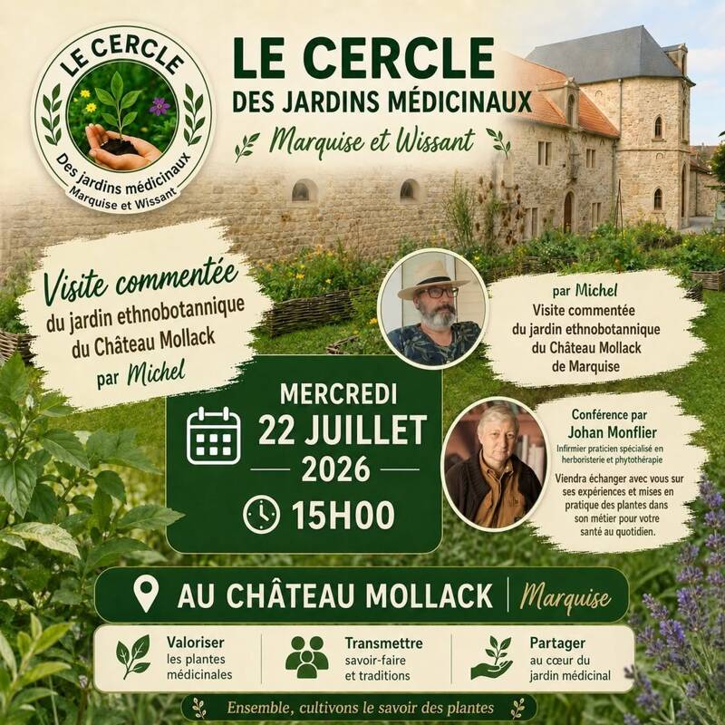 Visite du jardin du Château Mollack