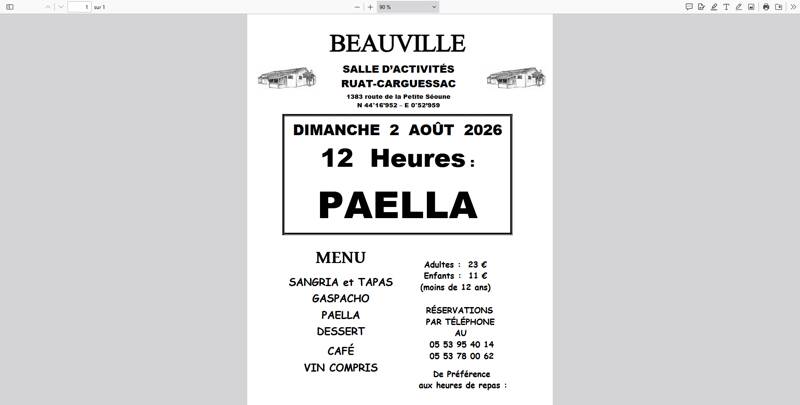 Repas champêtre