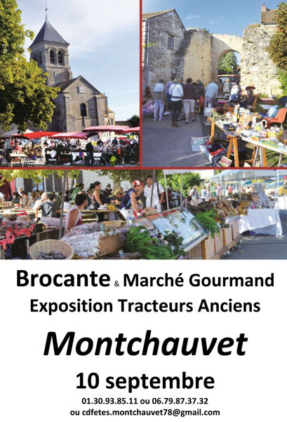 Brocante et Marché Gourmand + exposition tracteurs anciens