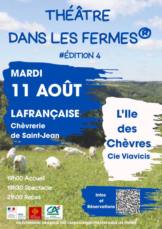 Théâtre dans les fermes à la Chèvrerie de Saint-Jean