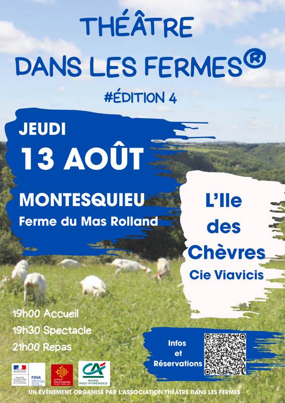 Théâtre dans les fermes au Mas Rolland