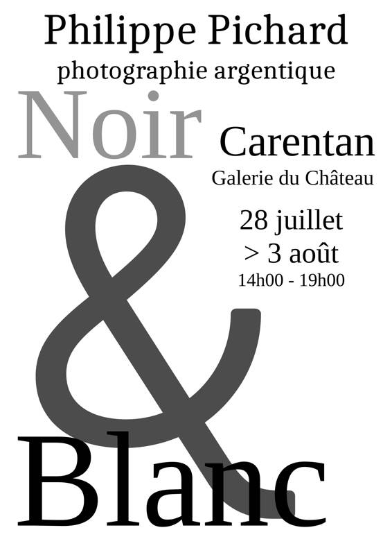 Photographie argentique noir et blanc