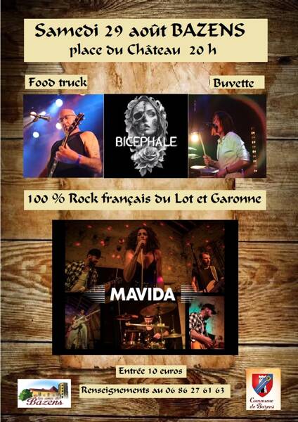 Concert 100 % Rock français du Lot et Garonne