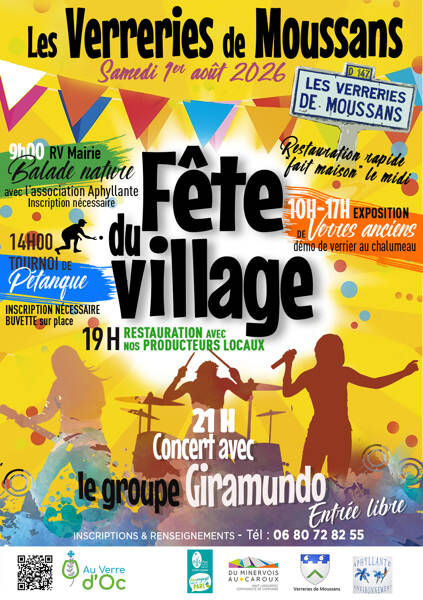 FETE DU VILLAGE - VERRERIES DE MOUSSANS