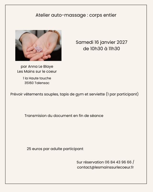 Atelier auto-massage