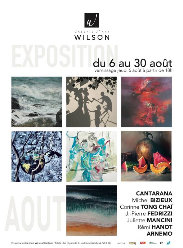 Exposition d’août 2026 à la Galerie d’Art Wilson