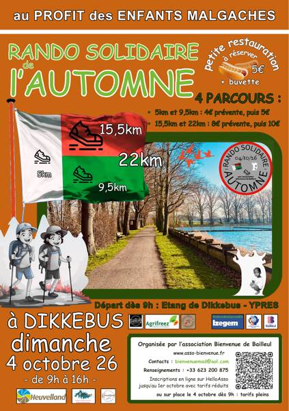 1ère Rando Solidaire et Transfrontalière de l'Automne
