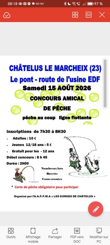 Concours de pêche