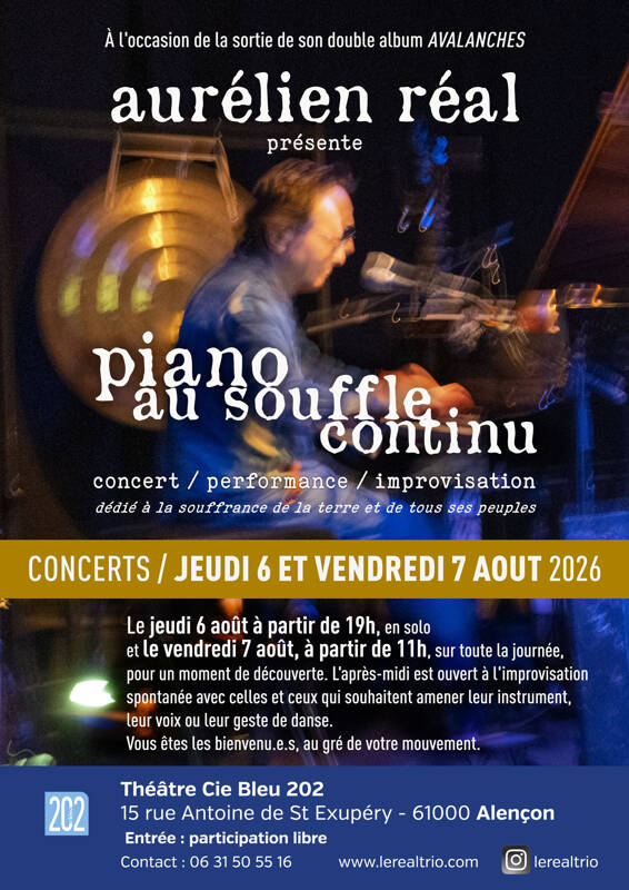 Aurélien Réal en concert d'improvisation