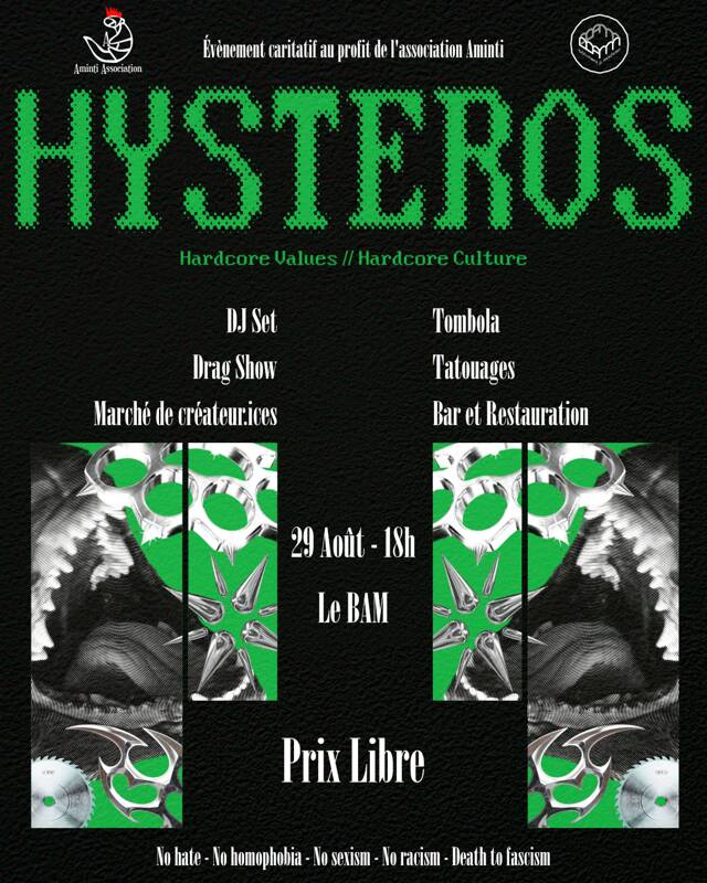 Hysteros- Soirée Caritative