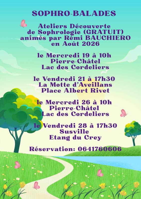 Sophrologie en Balade à La Motte d'Aveillans