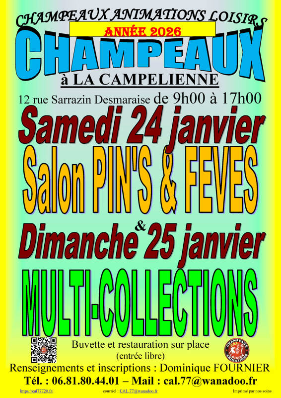 Salon MULTICOLLECTIONS du 31/01/2027 à Champeaux (77)