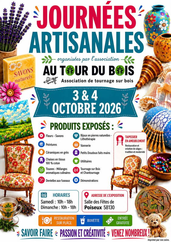 les journées artisanales reviennent a Poiseux