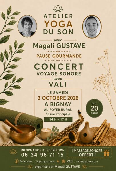 ATELIER YOGA DU SON ET CONCERT VOYAGE SONORE