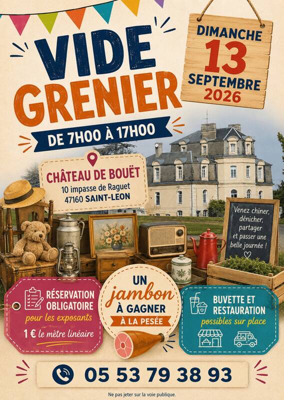 VIDE GRENIER DE BOUËT