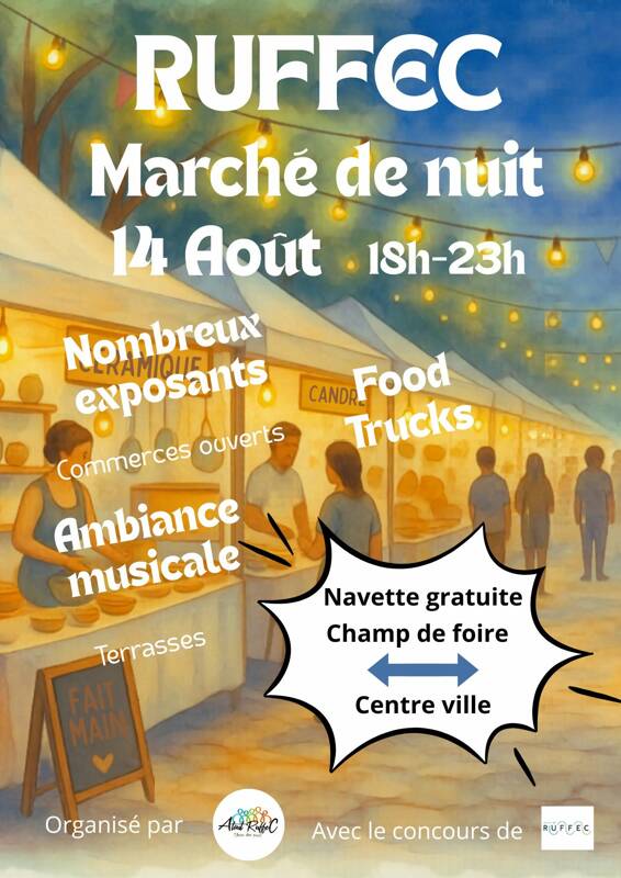 Marché de nuit Ruffec
