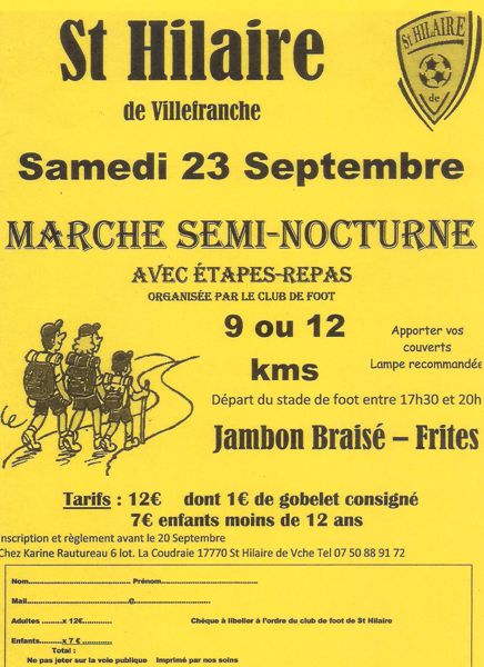 marche semi nocturne