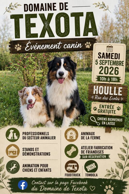 Evénement canin au Domaine de Texota