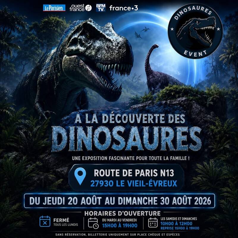 EXPOSITION DE DINOSAURES